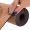Коврик для йоги пробковый каучуковый с принтом Record FI-7156-1 183x61мx0.4cм коричневый 1