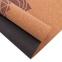 Коврик для йоги пробковый каучуковый с принтом Record FI-7156-2 183x61мx0.4cм коричневый 0