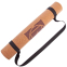 Коврик для йоги пробковый каучуковый с принтом Record FI-7156-2 183x61мx0.4cм коричневый 5