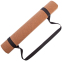 Килимок для йоги корковий каучуковий з принтом Record FI-7156-5 183x61мx0.4cм коричневий 5