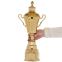 Кубок спортивный с ручками и крышкой SP-Sport JOY XB107C высота 41см золотой 2