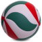 Мяч волейбольный MOL VB-2635 №5 PU белый-зеленый-красный 1