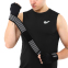 Перчатки для фитнеса и тяжелой атлетики Zelart TA-2241 L черный 3