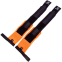 Бинты кистевые для жима STRENGTH WRIST WRAPS Zelart TA-2256 2шт черный-оранжевый 6