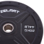 Блины (диски) бамперные для кроссфита Zelart Bumper Plates TA-2258-20 50,4мм 20кг черный 2