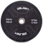 Блины (диски) бамперные для кроссфита Zelart Bumper Plates TA-2258-25 50,4мм 25кг черный 0