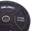 Блины (диски) бамперные для кроссфита Zelart Bumper Plates TA-2258-25 50,4мм 25кг черный 2