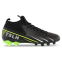 Бутсы футбольные с носком SP-Sport F888-1 размер 39-45 черный-салатовый 0