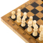 Шахматы шашки нарды 3 в 1 набор настольных игр из бамбука SP-Sport A3116 размер 29,5x29,5см 3