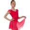 Платье для танцев (бейсик) с коротким рукавом фонарик Lingo CHD01 размер-M-XL цвета в ассортименте 0