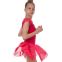 Платье для танцев (бейсик) с коротким рукавом фонарик Lingo CHD01 размер-M-XL цвета в ассортименте 1