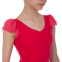 Платье для танцев (бейсик) с коротким рукавом фонарик Lingo CHD01 размер-M-XL цвета в ассортименте 4