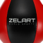 Груша пневматична підвісна Zelart BO-6315 29x18см чорний-червоний 2