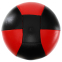 Груша пневматична підвісна Zelart BO-6315 29x18см чорний-червоний 4
