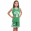 Форма баскетбольная детская NB-Sport NBA BOSTON 11 6354 M-2XL зеленый-белый 7