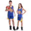 Форма баскетбольная детская NB-Sport NBA GOLDEN STATE WARRIORS 7354 M-2XL синий-желтый 1