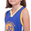 Форма баскетбольная детская NB-Sport NBA GOLDEN STATE WARRIORS 7354 M-2XL синий-желтый 5