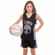 Форма баскетбольна дитяча NB-Sport NBA TOWN 30 4311 M-2XL чорний-жовтий 0