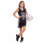 Форма баскетбольная детская NB-Sport NBA TOWN 30 4311 M-2XL черный-желтый 5