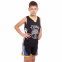 Форма баскетбольная детская NB-Sport NBA TOWN 30 4311 M-2XL черный-желтый 9