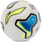 Мяч футбольный LI-NING LFQK607-8 №5 PU+EVA клееный белый-голубой 0