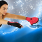 Акваперчатки для аквафітнесу Aquafitness gloves MadWave M074603 S-L рожевий-чорний 12