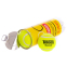 Мяч для большого тенниса TELOON MASCOT T801P3 3шт салатовый 0