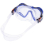 Набір для плавання маска з трубкою Zelart M309-SN132-SIL синій-чорний-помаранчевий 1