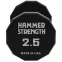 Гантель цельная профессиональная с полиуретановым покрытием HAMMER STRENGHT TA-9215-2_5 1шт 2,5кг черный 1