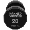 Гантель цельная профессиональная с полиуретановым покрытием HAMMER STRENGHT TA-9215-20 1шт 20кг черный 1