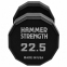 Гантель цільна професійна з поліуретановим покриттям HAMMER STRENGHT TA-9215-22_5 1шт 22,5кг чорний 1
