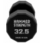 Гантель цельная профессиональная с полиуретановым покрытием HAMMER STRENGHT TA-9215-32_5 1шт 32,5кг черный 1
