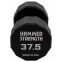 Гантель цільна професійна з поліуретановим покриттям HAMMER STRENGHT TA-9215-37,5 1шт 37,5кг чорний 1