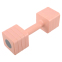 Гантели универсальные регулируемые с кнопочным механизмом смены веса ABS покрытие 2штHIGHQ SPORT TA-9219 2шт по 5кг розовый 0