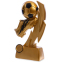 Статуэтка наградная спортивная Футбол Бутса с мячом золотая SP-Sport C-1720-A 2