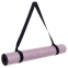 Килимок для йоги Замшевий Record FI-3391-2 розмір 183x61x0,3см світло-рожевий 5