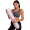 Коврик для йоги Замшевый Record FI-3391-2 размер 183x61x0,3см светло-розовый 6
