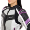 Мотокуртка текстильна жіноча SCOYCO JK152W S-2XL сірий-фіолетовий 6