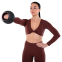 Гиря-дзвін чавунна пофарбована BALL BELL LiveUp LP8047-9LB вага 4кг чорний 5