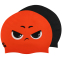 Шапочка для плавания двухсторонняя силиконовая для взрослых MadWave Reverse Angry M055434 цвета в ассортименте 0