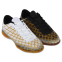 Обувь для футзала подростковая ZUSHUNDA OB-333B-1 размер 35-40 черный-золотой 7