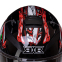 Мотошлем интеграл (full face) RXR Пасть дракона M-3838 M-XL черный-красный 8