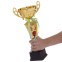 Кубок спортивный с ручками SP-Sport FLAME Y153A высота 36см золотой 2