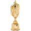 Кубок спортивный с ручками и крышкой SP-Sport AMBITION C-899-2B высота 34,5см золотой 0