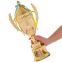 Кубок спортивный с ручками и крышкой SP-Sport AMBITION C-899-2A высота 43,5см золотой 2