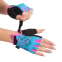 Перчатки для фитнеса и тренировок женские MARATON 16-1619B S-M синий-розовый 1