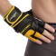 Перчатки для фитнеса и тяжелой атлетики MARATON 16-1597A L-XXL черный-желтый 0