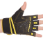 Перчатки для фитнеса и тяжелой атлетики MARATON 16-1597A L-XXL черный-желтый 3