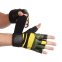 Перчатки для фитнеса и тяжелой атлетики MARATON AI041060 L-XXL черный-зеленый-желтый 1