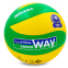 М'яч волейбольний MIKASA MVA-200CEV №5 PU жовтий-зелений 1